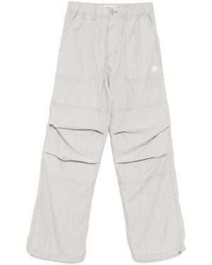 Chocoolate Knee Tuck Pants - White