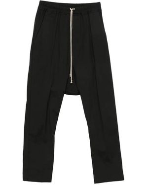 Rick Owens Pantalon Sarouel À Lien De Resserrage - Black