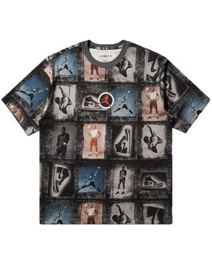 Nike Flight Club Printed Cotton T-Shirt - Grey