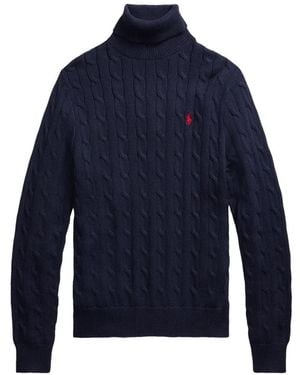 Polo Ralph Lauren Pull À Logo Brodé - Blue