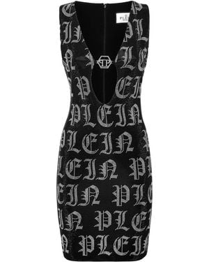 Philipp Plein Mini Dress - Black