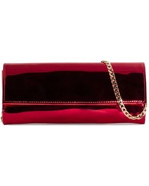 Aldo Castagna Mirrored Leather Clutch