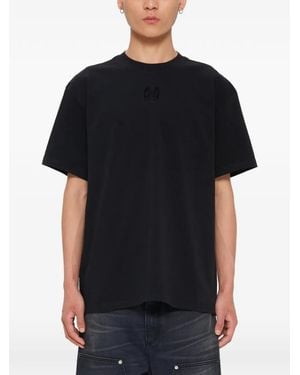 44 Label Group Logo-Print T-Shirt - Black