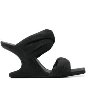 Rick Owens 80 Mm Cantilever 8 Sandalen - Zwart