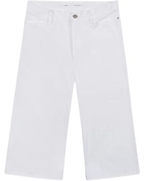 Agolde Skater Shorts - White