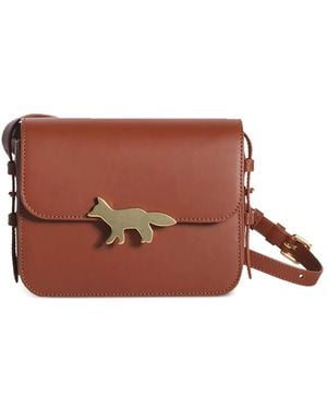 Maison Kitsuné Edie Crossbody Bag - Brown