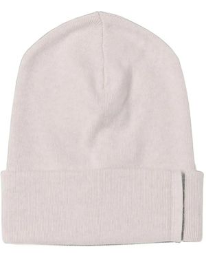Brunello Cucinelli Monili-Trim Beanie Hat - Pink