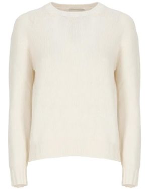 Oliver Lattughi Fine-Knit Cashmere Jumper - White