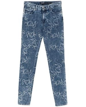 Just Cavalli Printed Jeans - Blue