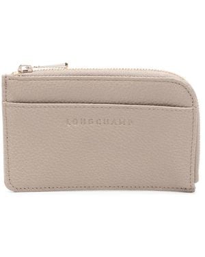 Longchamp Le Foulonné Cardholder - Natural