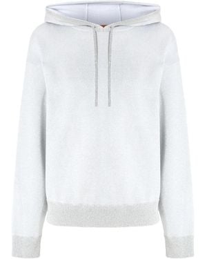 Missoni Metallic-Threading Hoodie - White