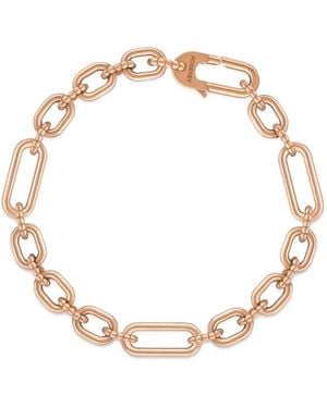 ROSEKEY 18Kt Unity Rotgoldarmband - Weiß