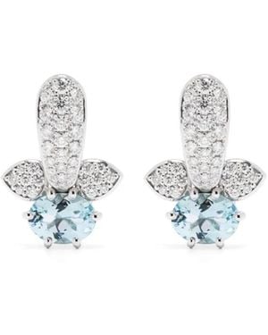 ROSEKEY 18Kt Weißgoldohrringe Mit Diamanten
