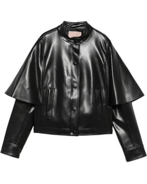 Twinset Cape-Style Jacket - Black