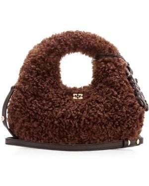 Ganni Mini Bag - Brown