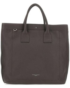 Gianni Chiarini Sac Cabas Florence À Fini Martelé - Black