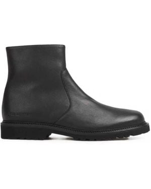 Common Projects Zip-Fastening Lug-Sole Boots - Black