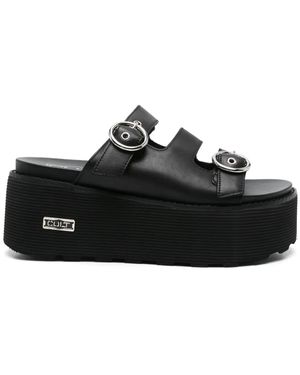 Cult 60Mm Leather Sandals - Black
