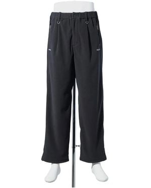 MASTERMIND WORLD Logo-Print Straight-Leg Trousers - Blue