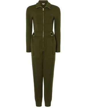 Temperley London Napoleon Knit Jumpsuit - Green