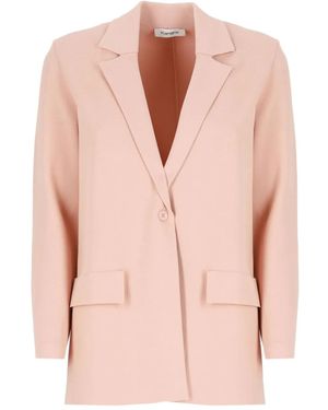 Kangra Flap-Pocket Blazer - Pink