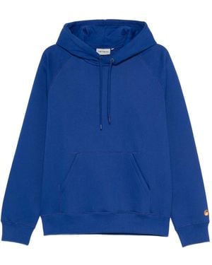 Carhartt ロゴ パーカー - ブルー