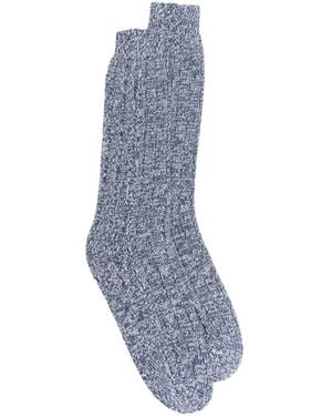Eleventy Calcetines De Canalé - Azul