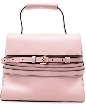 Moschino Belt-Detail Tote Bag - Pink