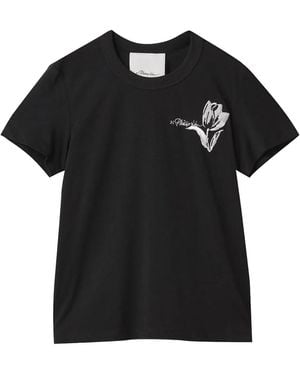 3.1 Phillip Lim ショートスリーブ トップ - ブラック