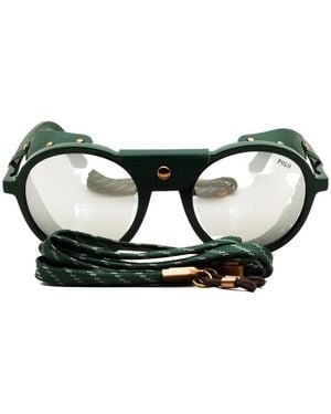 Polo Ralph Lauren Round-Frame Sunglasses - Black