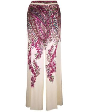 Etro Straight Trousers - Natural