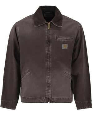 Carhartt Detroit Zip-Up Jacket - Brown
