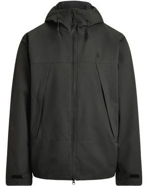Polo Ralph Lauren Zip-Up Hooded Jacket - Black