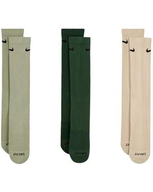 Nike リブ靴下 3足組 - ホワイト