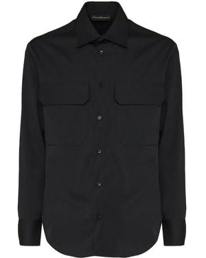 Giuliano Galiano Buttoned Long-Sleeve Shirt - Black