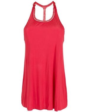 Amir Slama Racer Back Top - Red