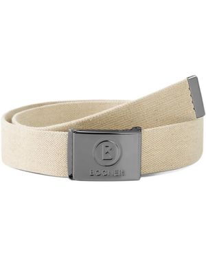 Bogner Gino Canvas Belt - Natural