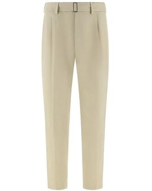 BOGGI Broek Met Ceintuur - Naturel