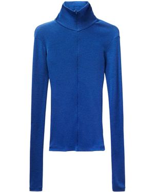 BITE STUDIOS Top Zip Turtle - Azul