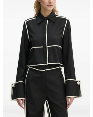 Day Birger et Mikkelsen Piped Buttoned Shirt - Black