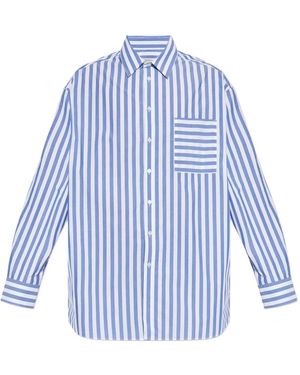JW Anderson ストライプ シャツ - ブルー