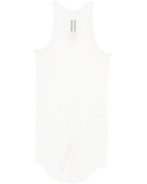 Rick Owens Geripptes Trägershirt - Weiß