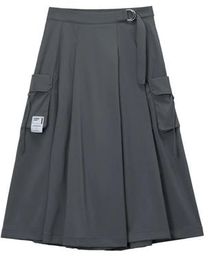 Musium Div. Pantalones Con Bolsillos Cargo - Gris