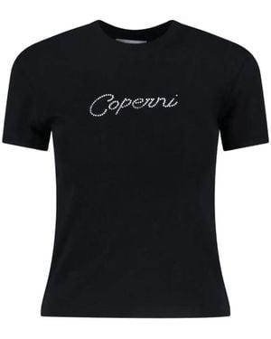 Coperni Embellished Short-Sleeve T-Shirt - Black