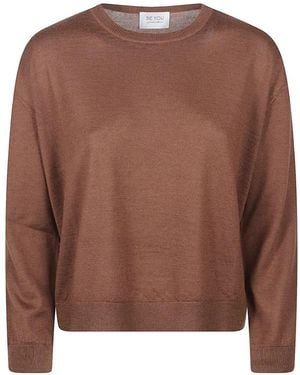 Be You Fine-Knit Jumper - Brown