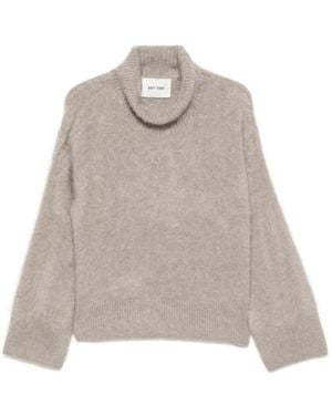 Soft Goat Brushed Cashmere Sweater - White