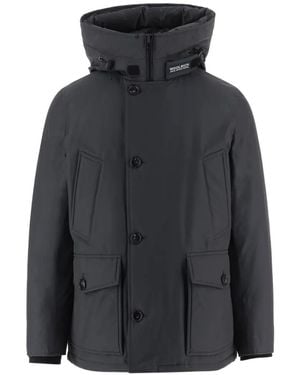 Woolrich Hooded Multi-Pocket Jacket - Black