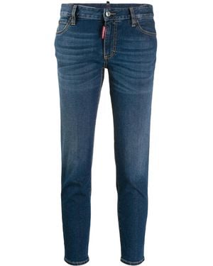 DSquared² Vaqueros Capri Con Logo - Azul
