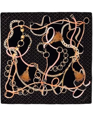 Twinset Bufanda estampada - Negro