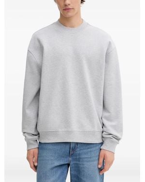 AllSaints Milo Logo-Patch Sweatshirt - Grey